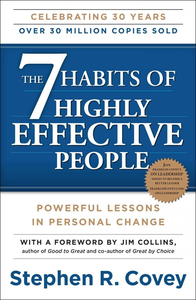 The 7 Habits of Highly Effective People by Stephen R. Covey - must read books for an entrepreneur
