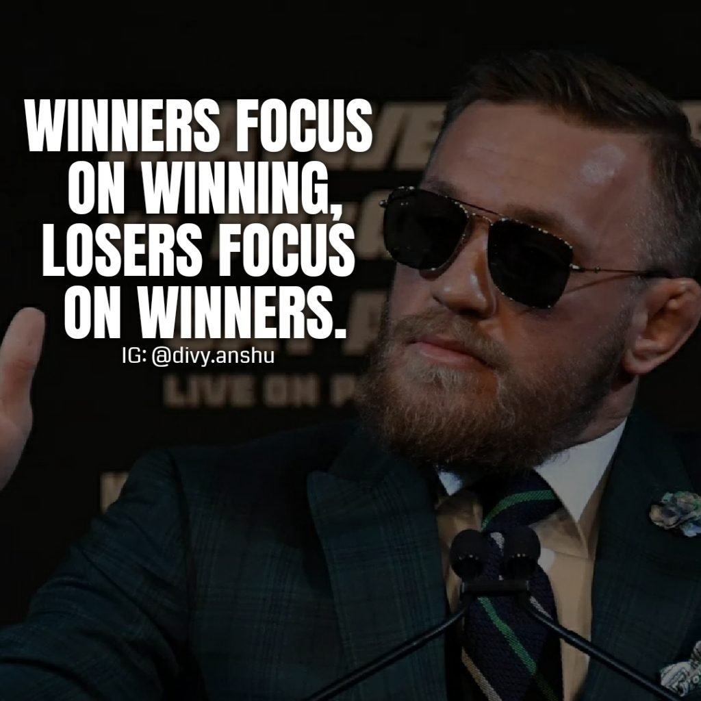 winners focus on winning losers focus on winners