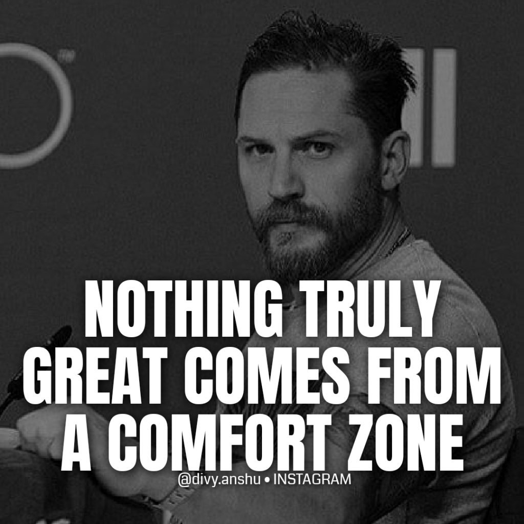 nothing truly great comes from a comfort zone how to Develop a Millionaire Mindset
